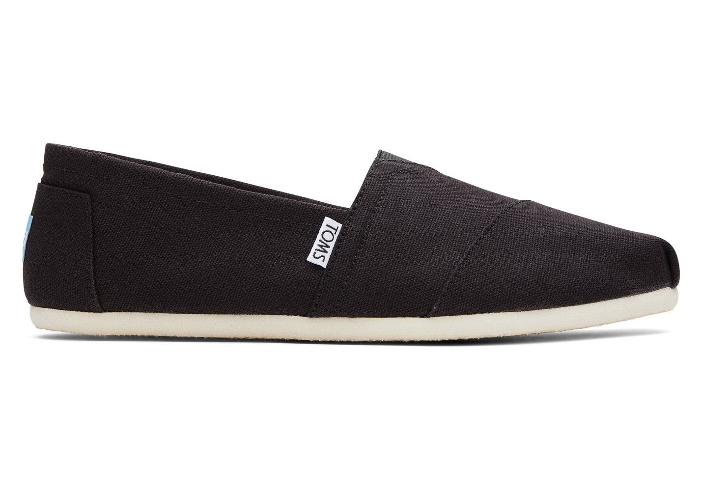 Toms Alpargata Canvas Espadrille Black - Mens - 67041-ZMLD